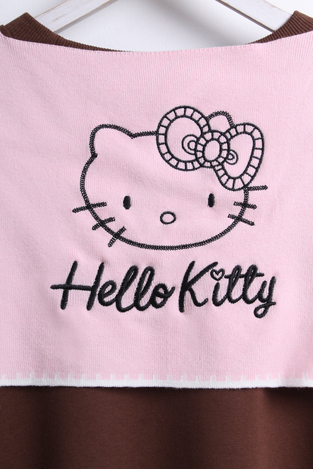 Hello Kitty Sweater in Brown (Free size)