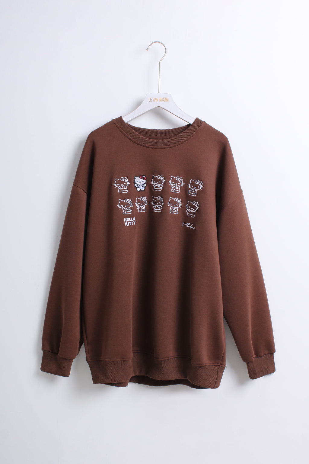 Hello Kitty Sweater in Brown (Free size)