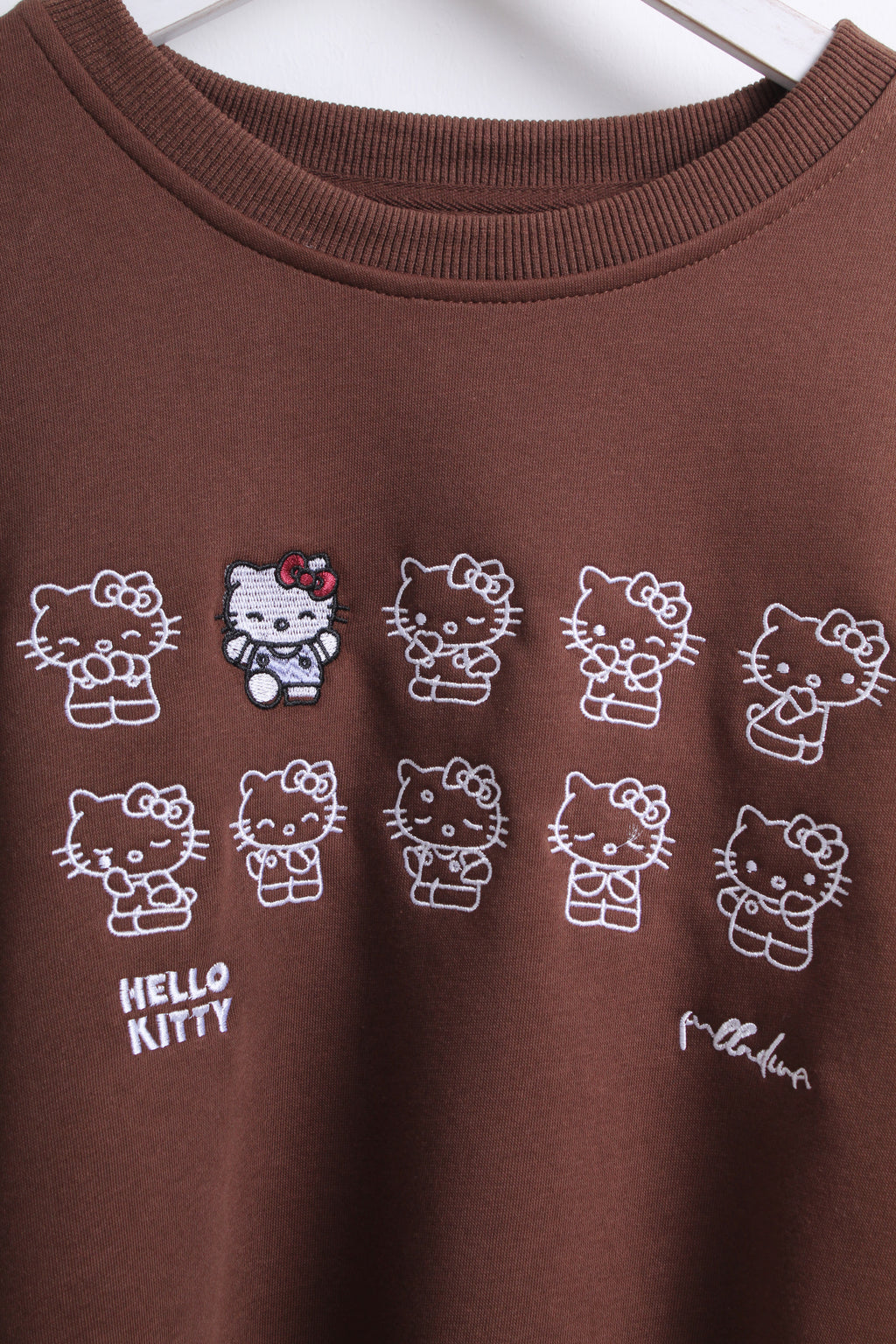 Hello Kitty Sweater in Brown (Free size)