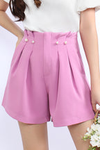 High Waist Pearl Shorts