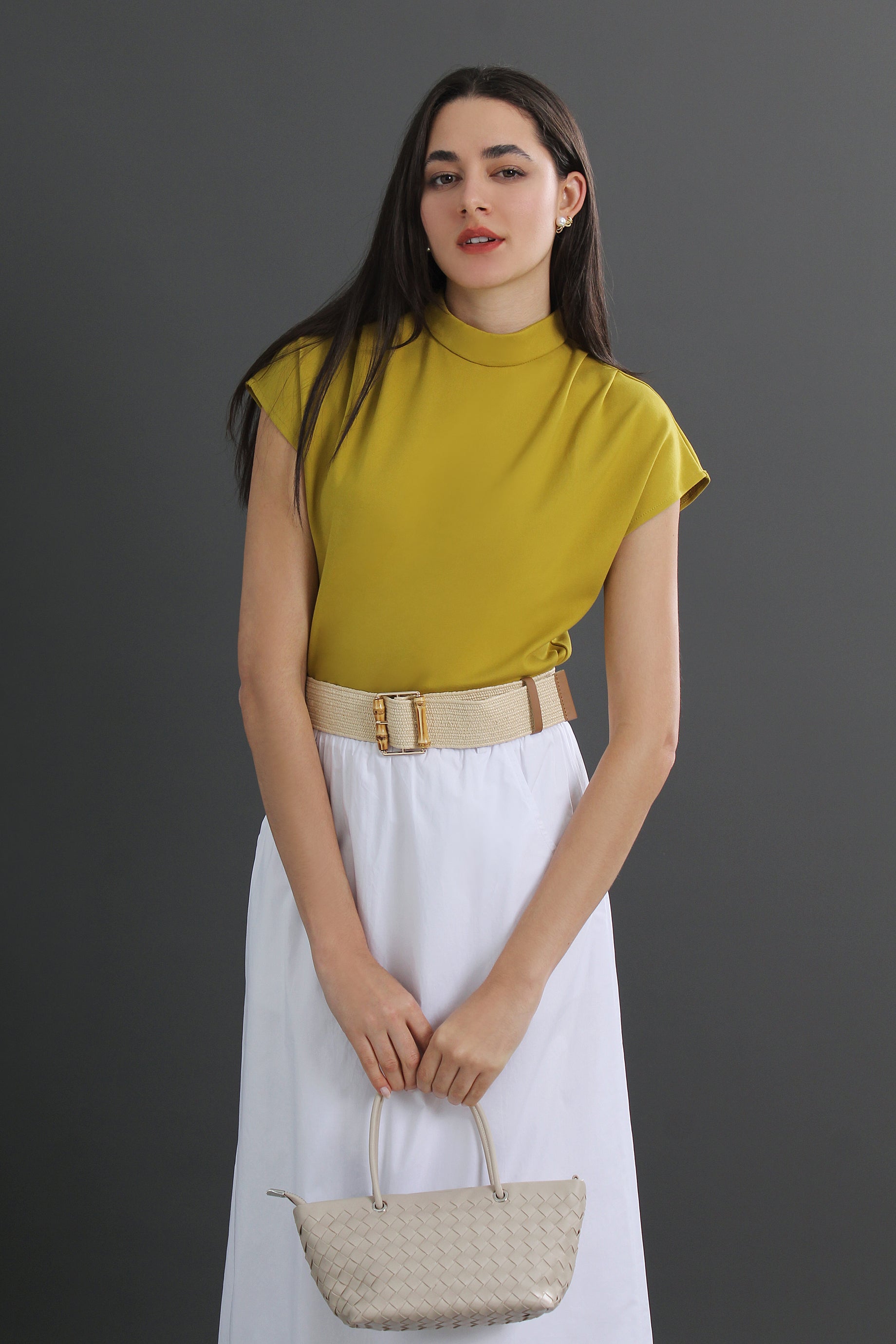 Makeda Turtleneck Knit Top