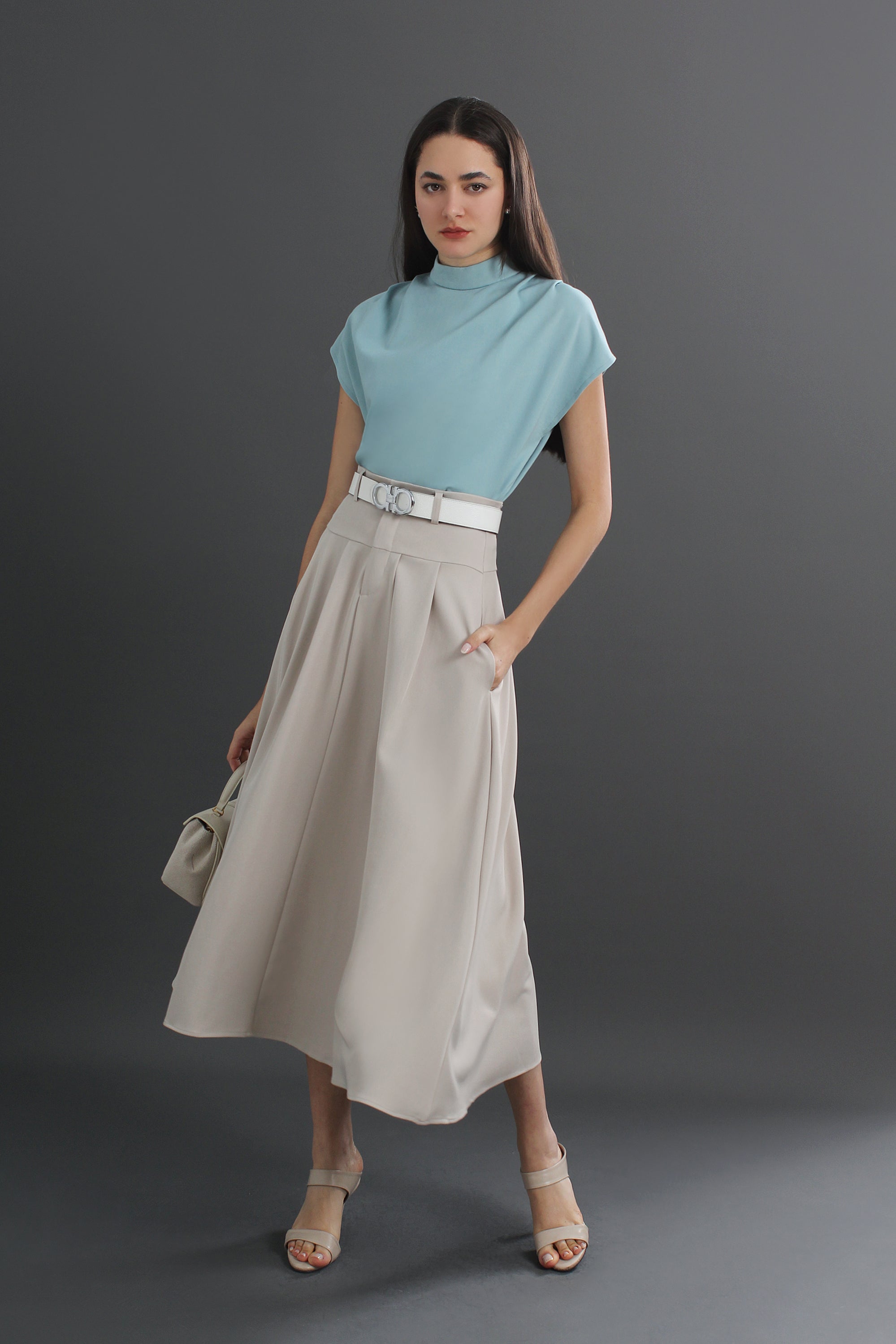 Makeda Turtleneck Knit Top