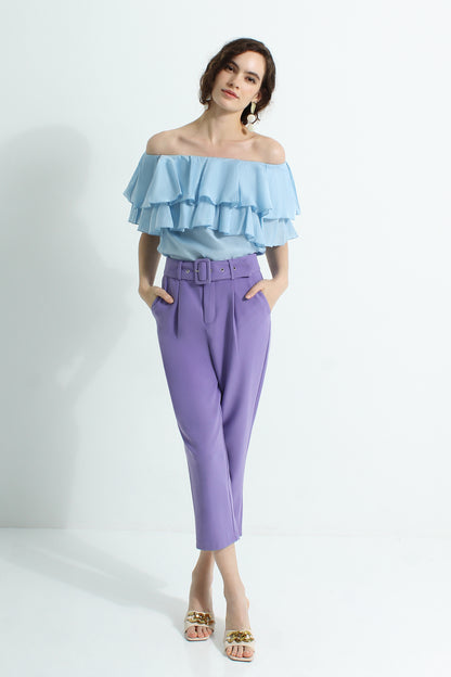 Ahvi Pants with Buckle Belt