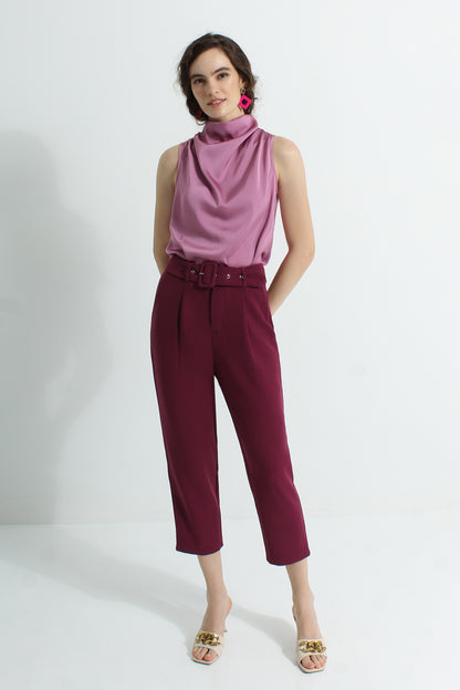 Ahvi Pants with Buckle Belt