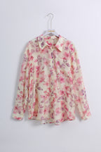 Floral Button Up Shirt (M size)