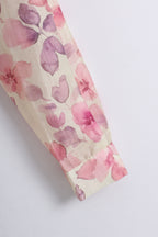 Floral Button Up Shirt (M size)