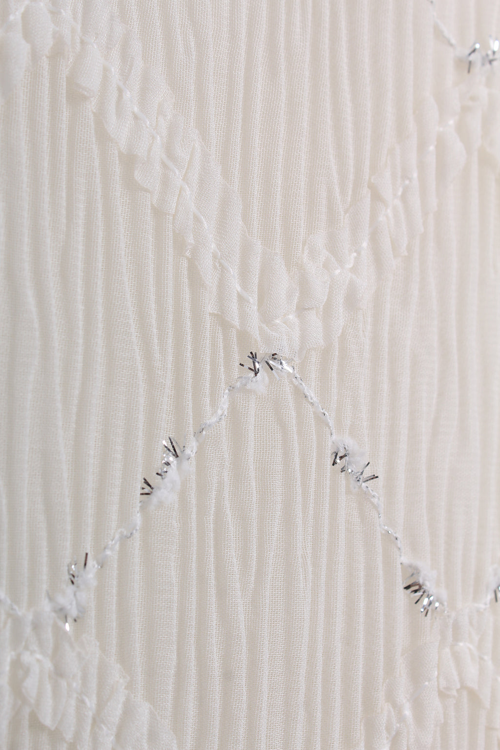 Off-white Eyelet Lace Blouse (XL size)