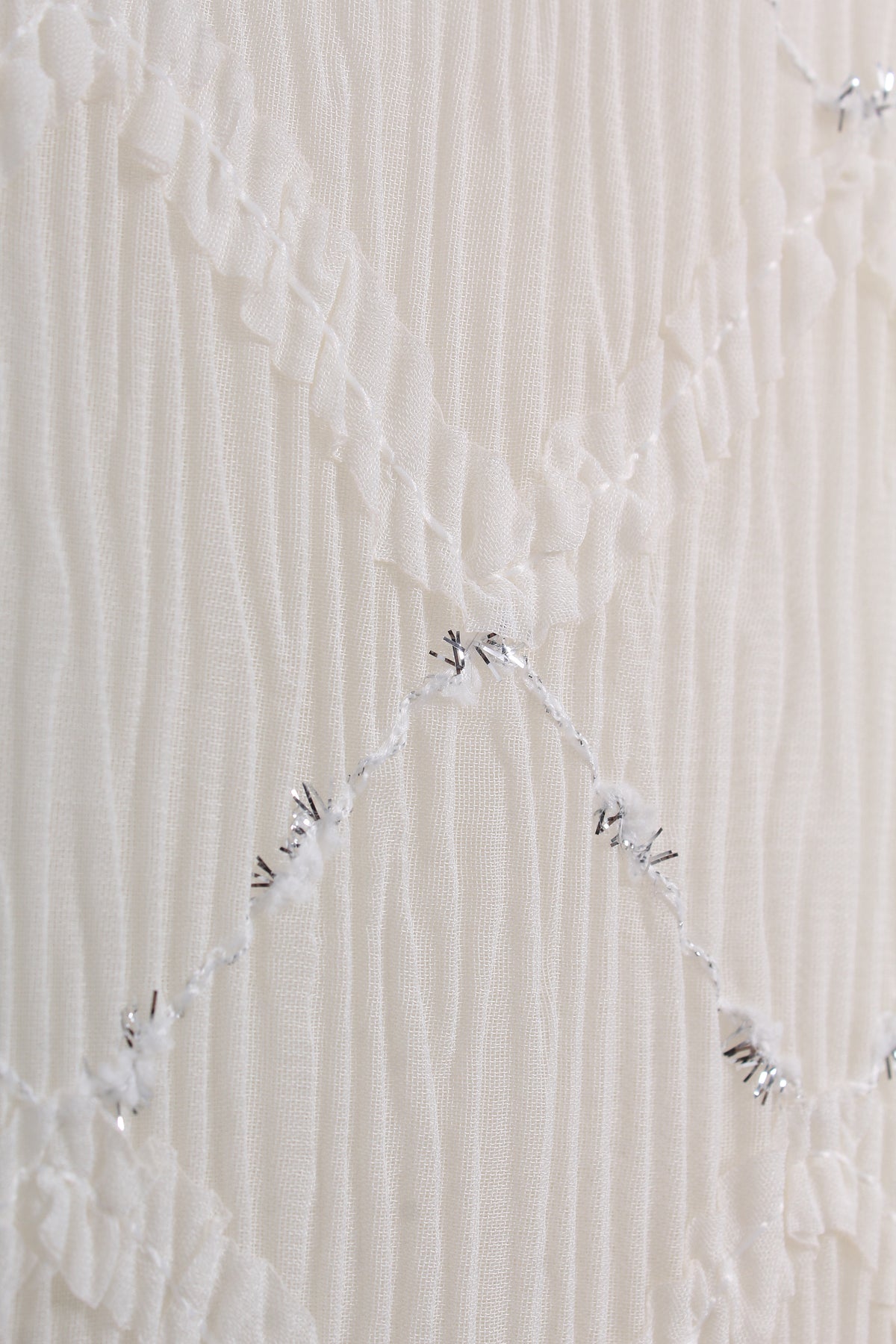 Off-white Eyelet Lace Blouse (XL size)