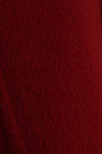 Wool Coat in Burgundy (Free size)