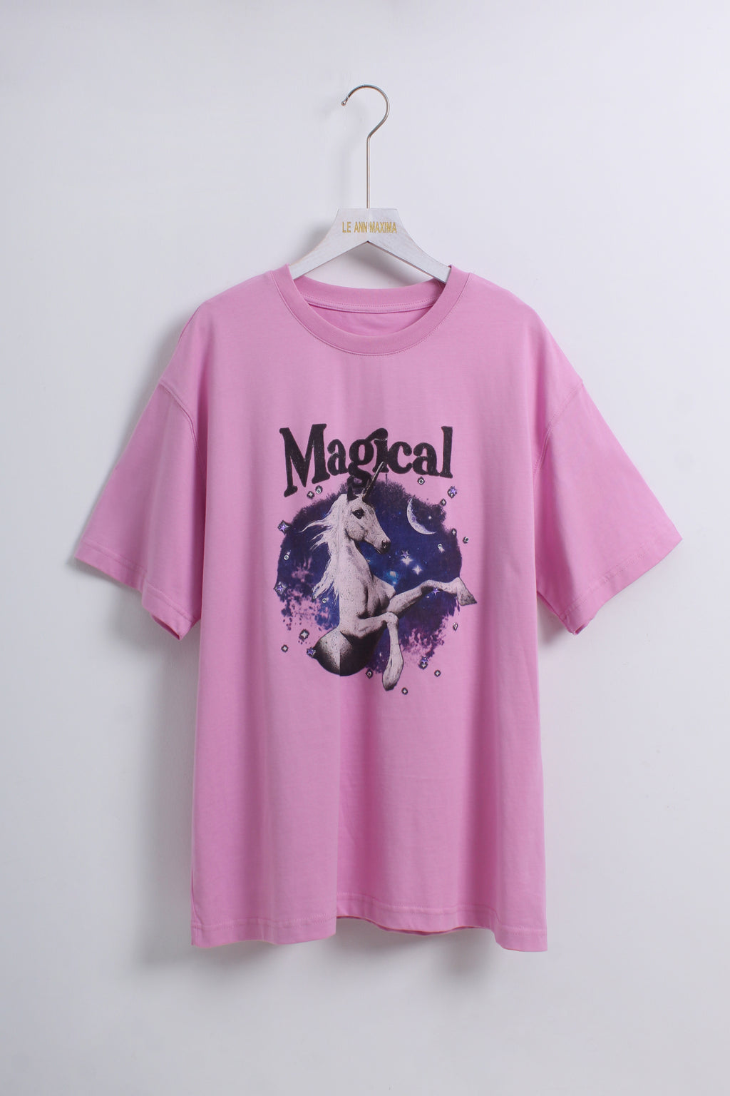 Unicorn Oversized Graphic T-shirt (Free size)