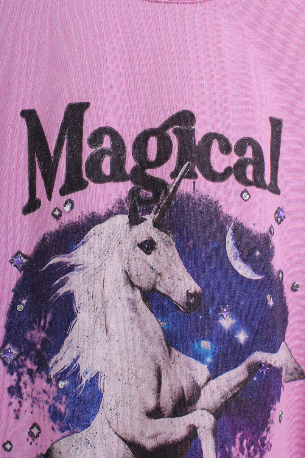 Unicorn Oversized Graphic T-shirt (Free size)