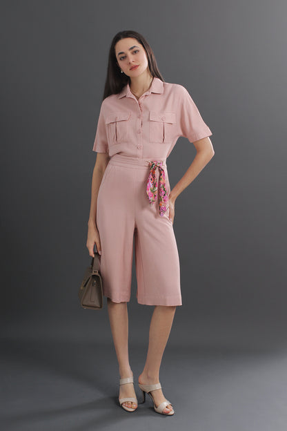 Celeste Collar Linen Top