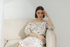 Seraphine Off-Shoulder Floral Midi Dress