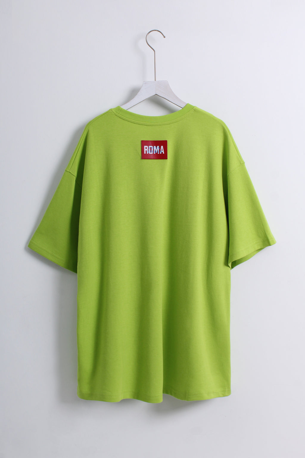 Greatness Oversized Graphic Tee in Lime Green (Free size)