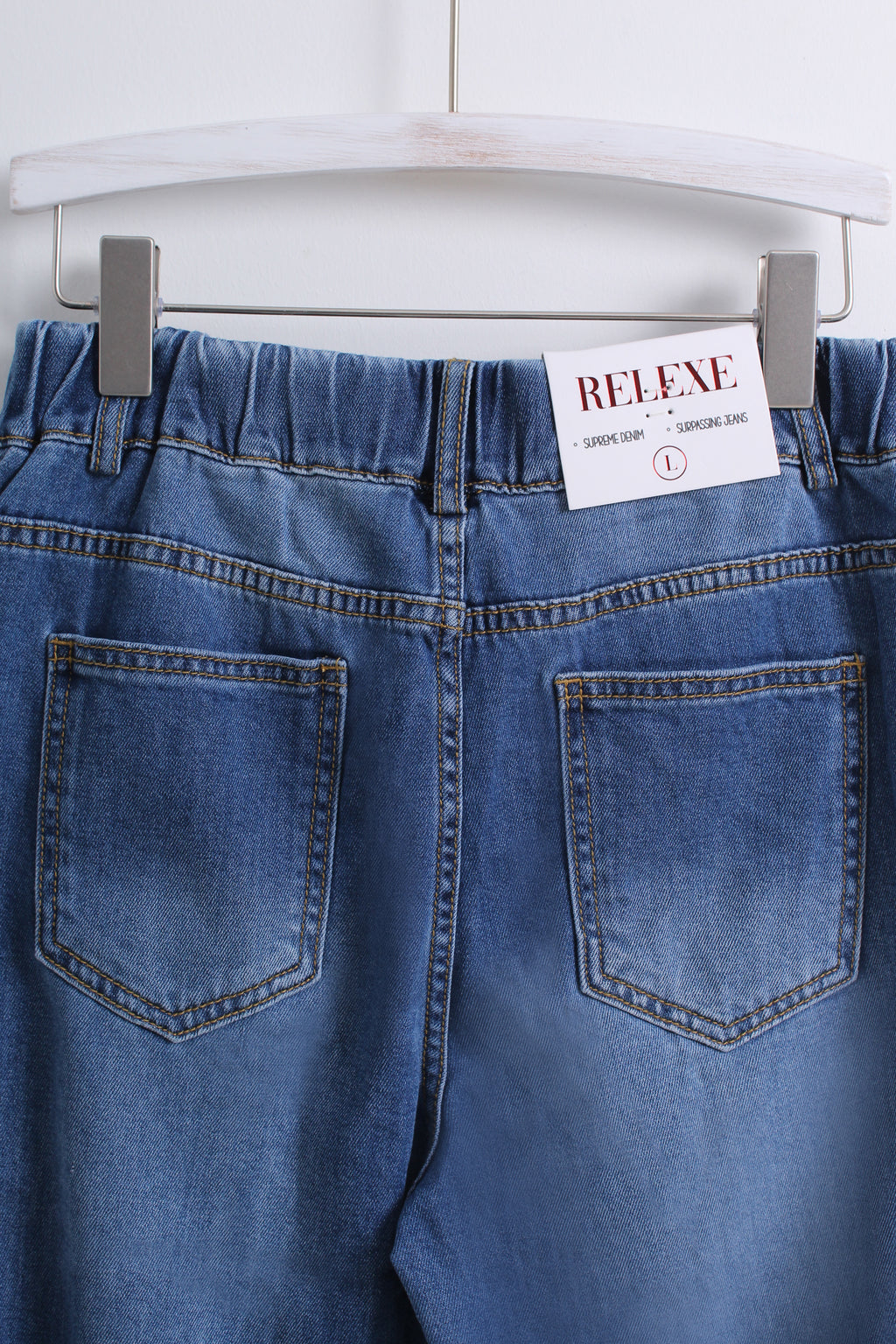 Relexe Denim Jeans in Size Large