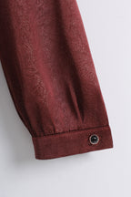 Burgandy Blouse (L size)
