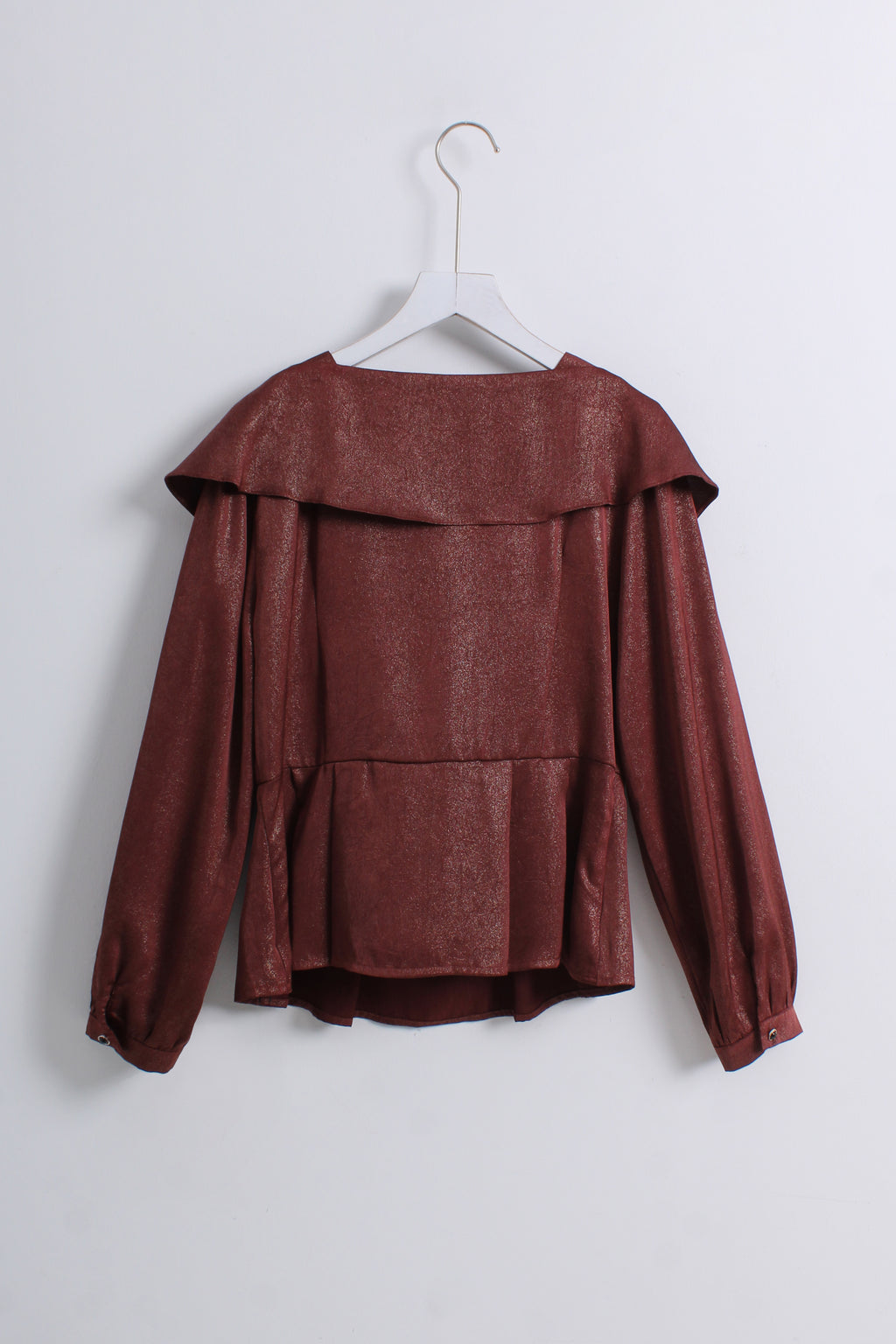 Burgandy Blouse (L size)