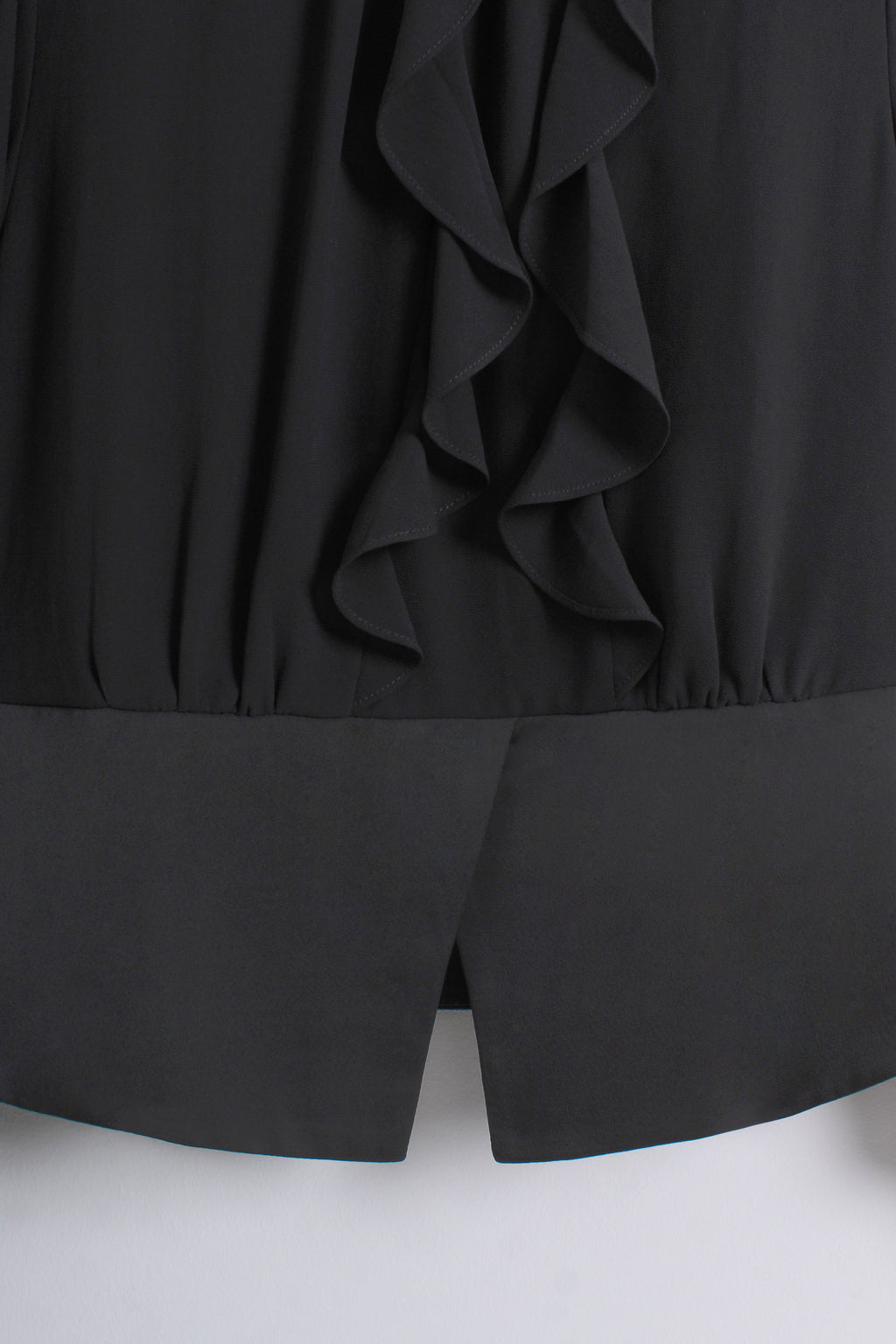 Chiffon Rose Blouse in Black (L size)