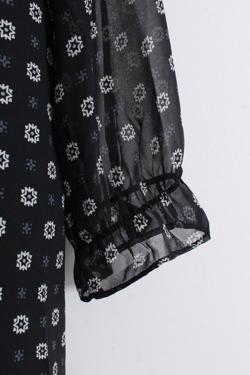 Printed Chiffon Blouse (4XL size)