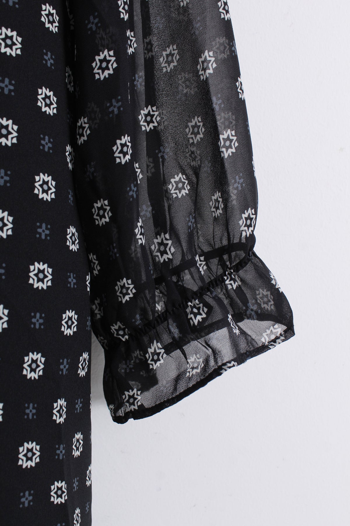 Printed Chiffon Blouse (4XL size)