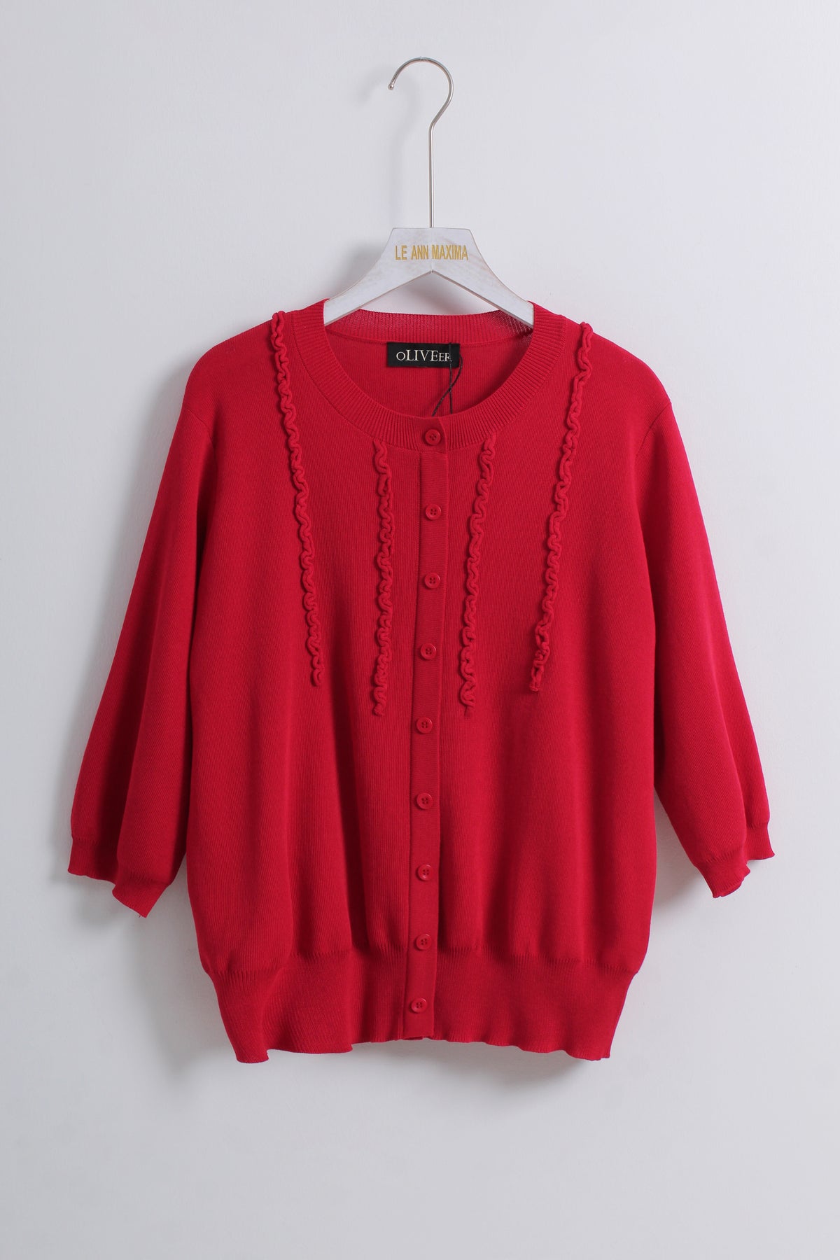 Knit Top in Red (Free size)