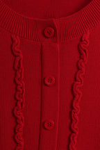 Knit Top in Red (Free size)