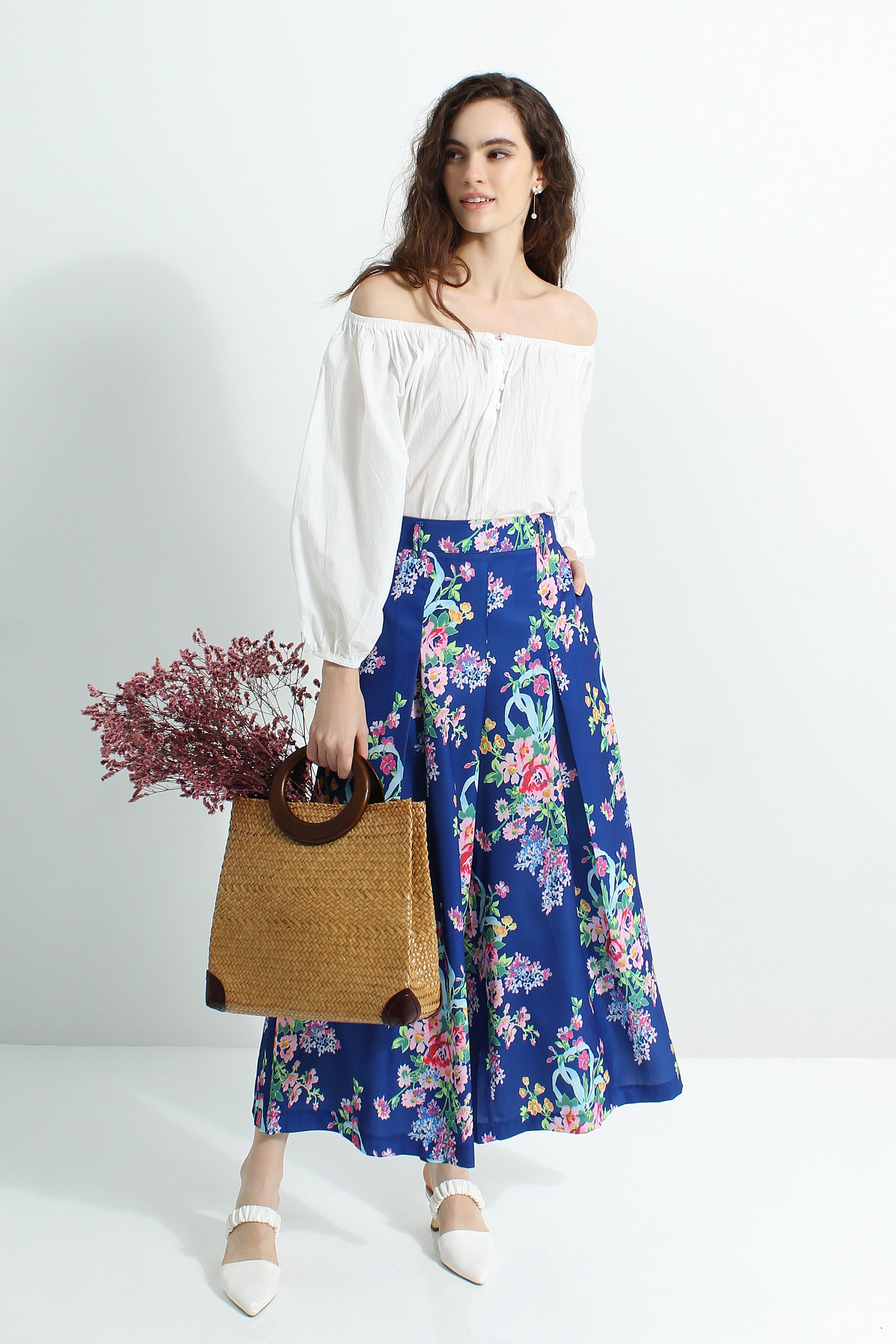 Avyanna Floral Wide Leg Pants