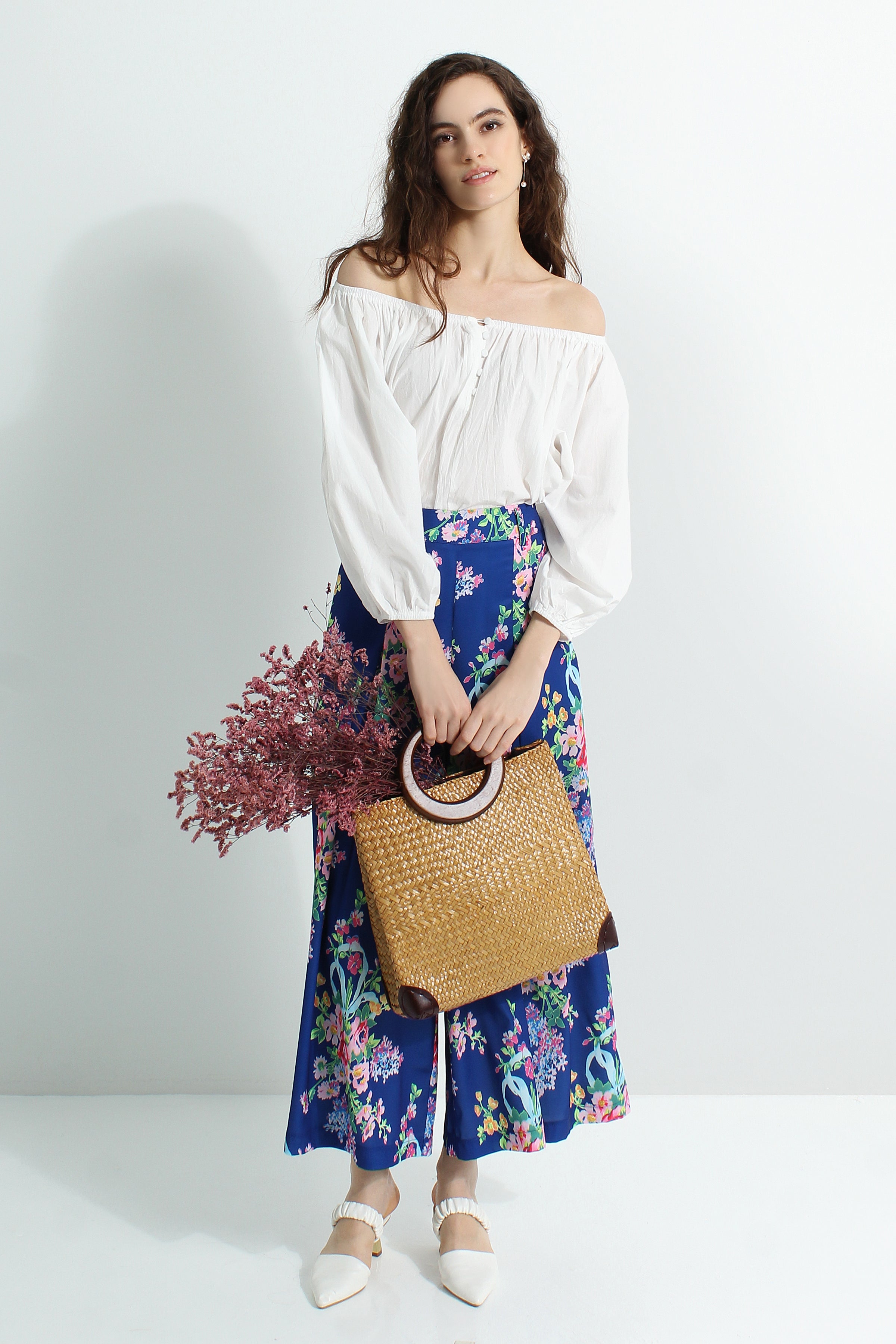 Avyanna Floral Wide Leg Pants