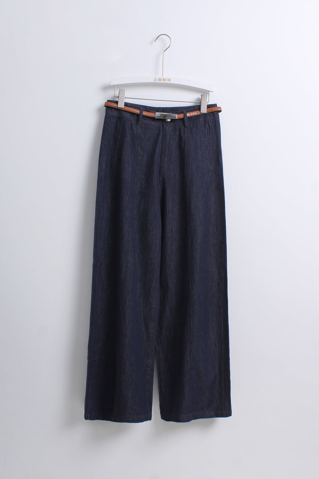 Navy Wide Leg Pants (L size)