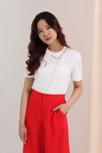 High-rise Wide Leg Pants