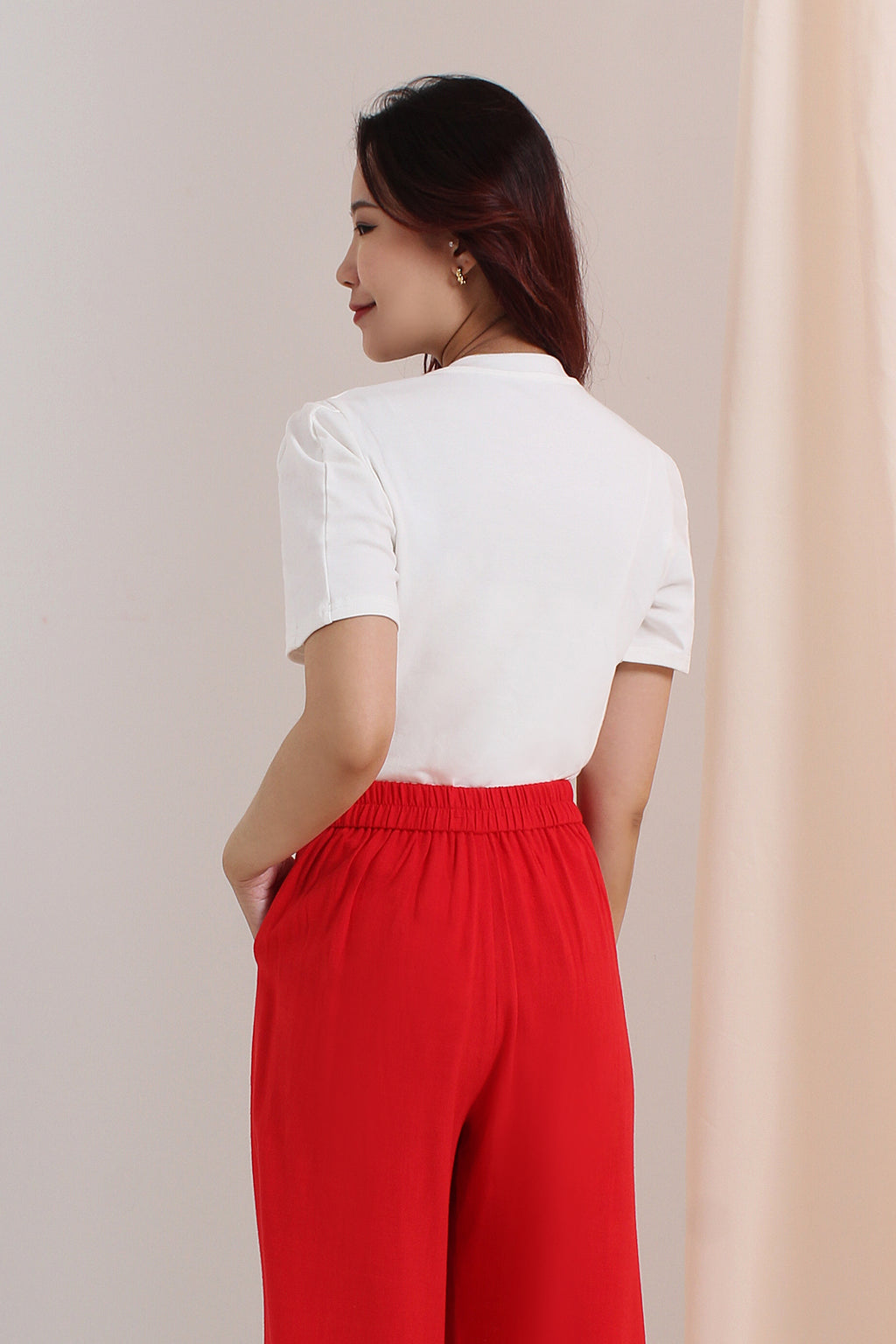 High-rise Wide Leg Pants