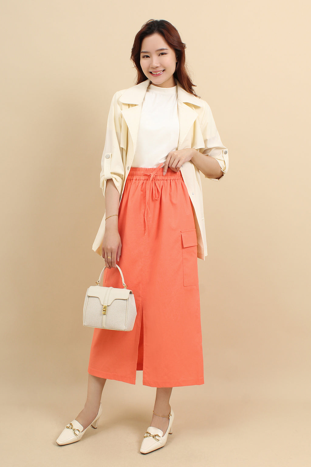 Linen Maxi Skirt