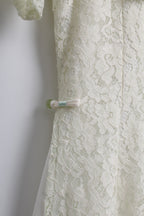 Lace Cheongsam in Light Green (Free size)