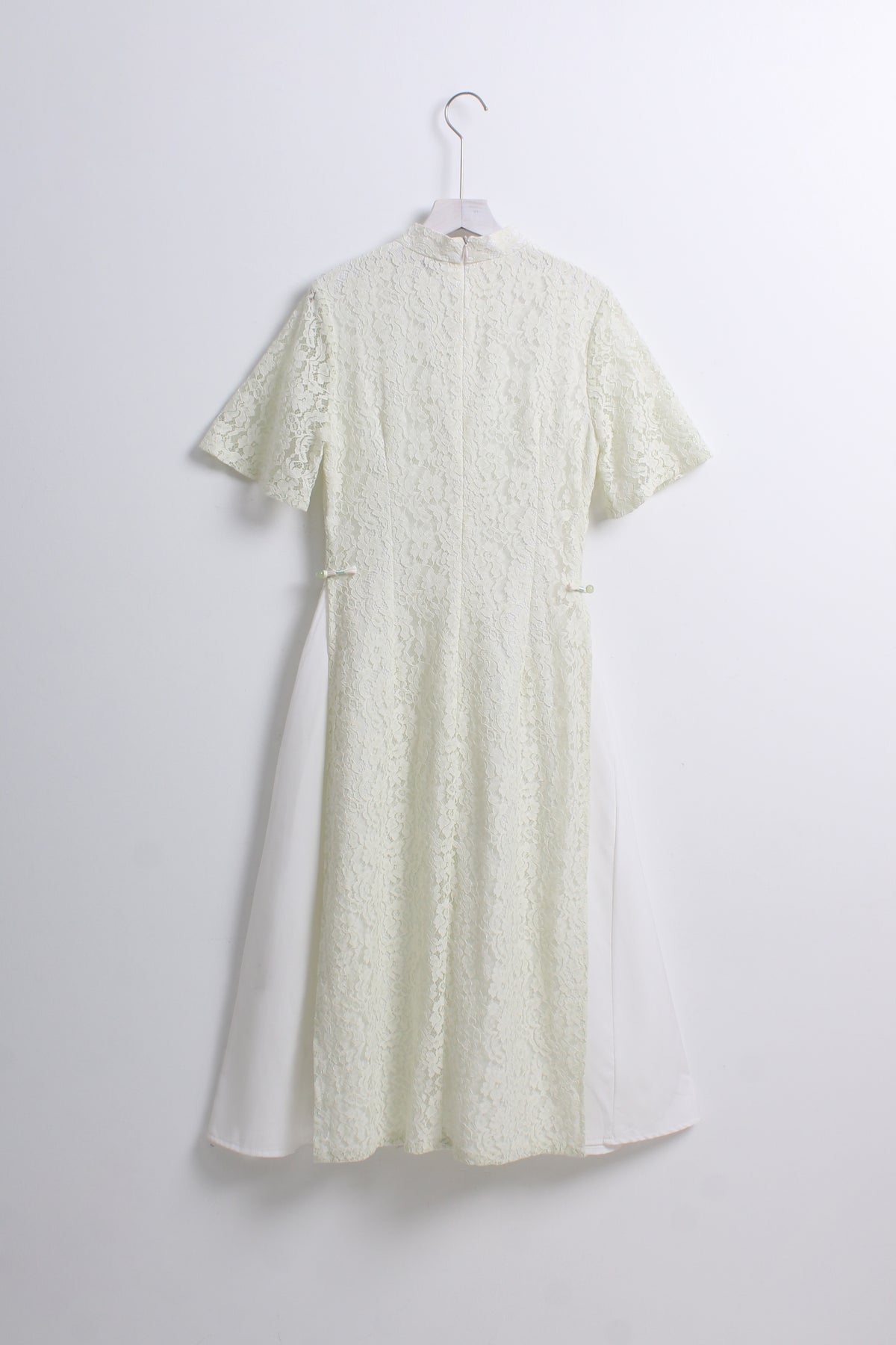 Lace Cheongsam in Light Green (Free size)