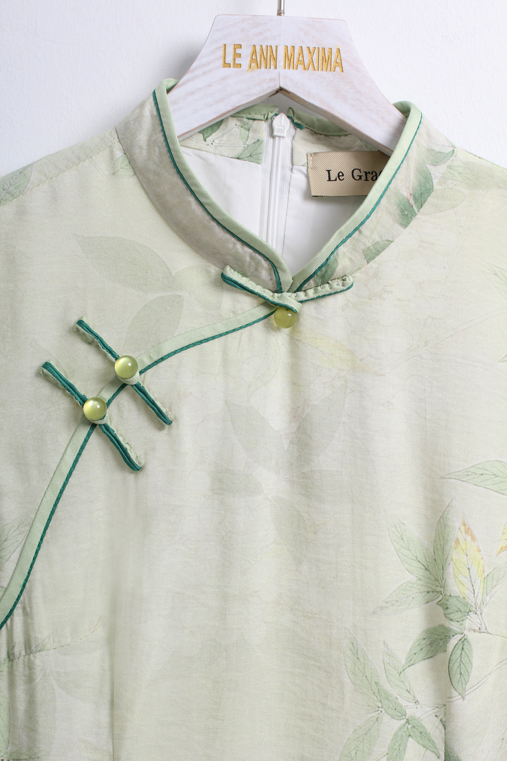 Sage Green Cheongsam (L size)