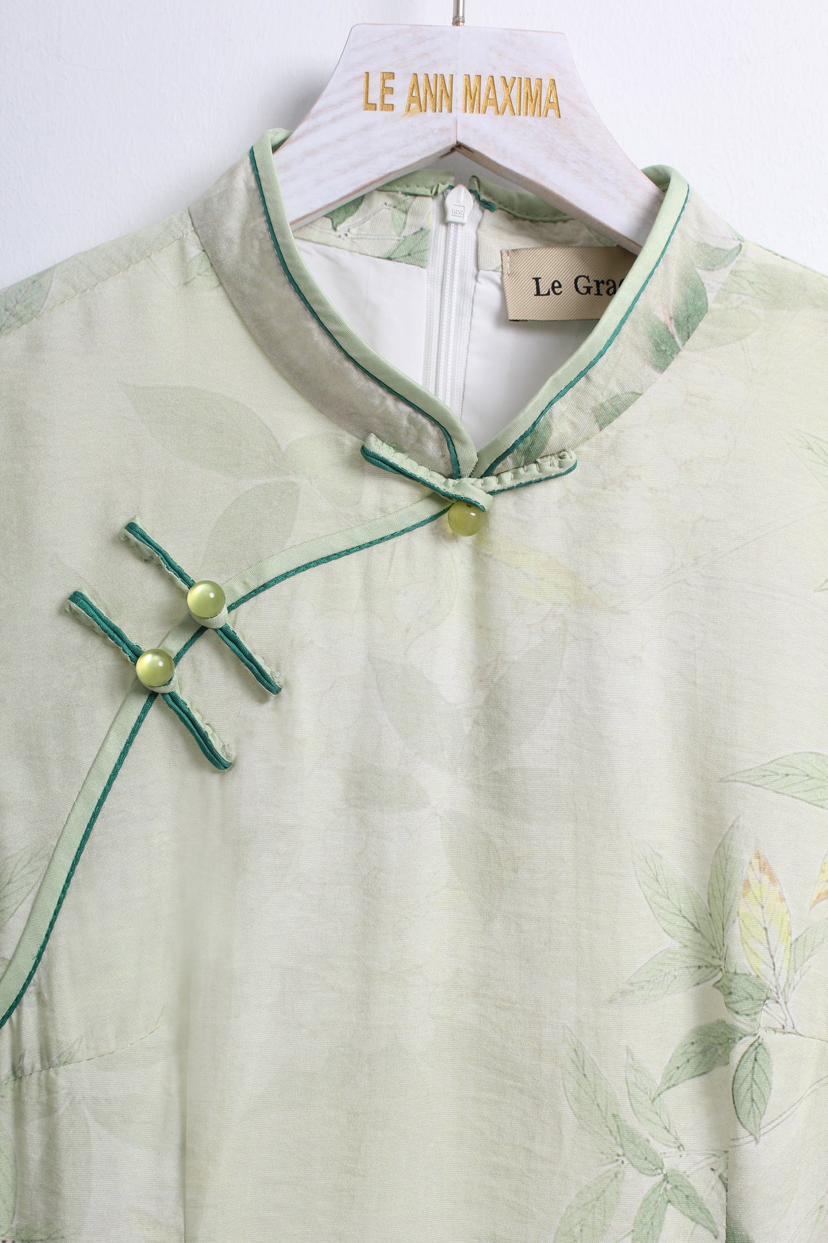 Sage Green Cheongsam (L size)