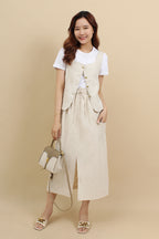 Linen Maxi Skirt