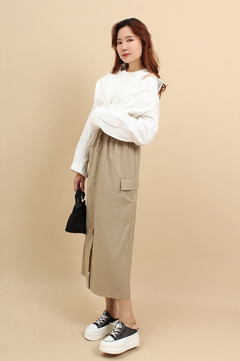 Linen Maxi Skirt