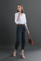 Collar Buttoned Blouse