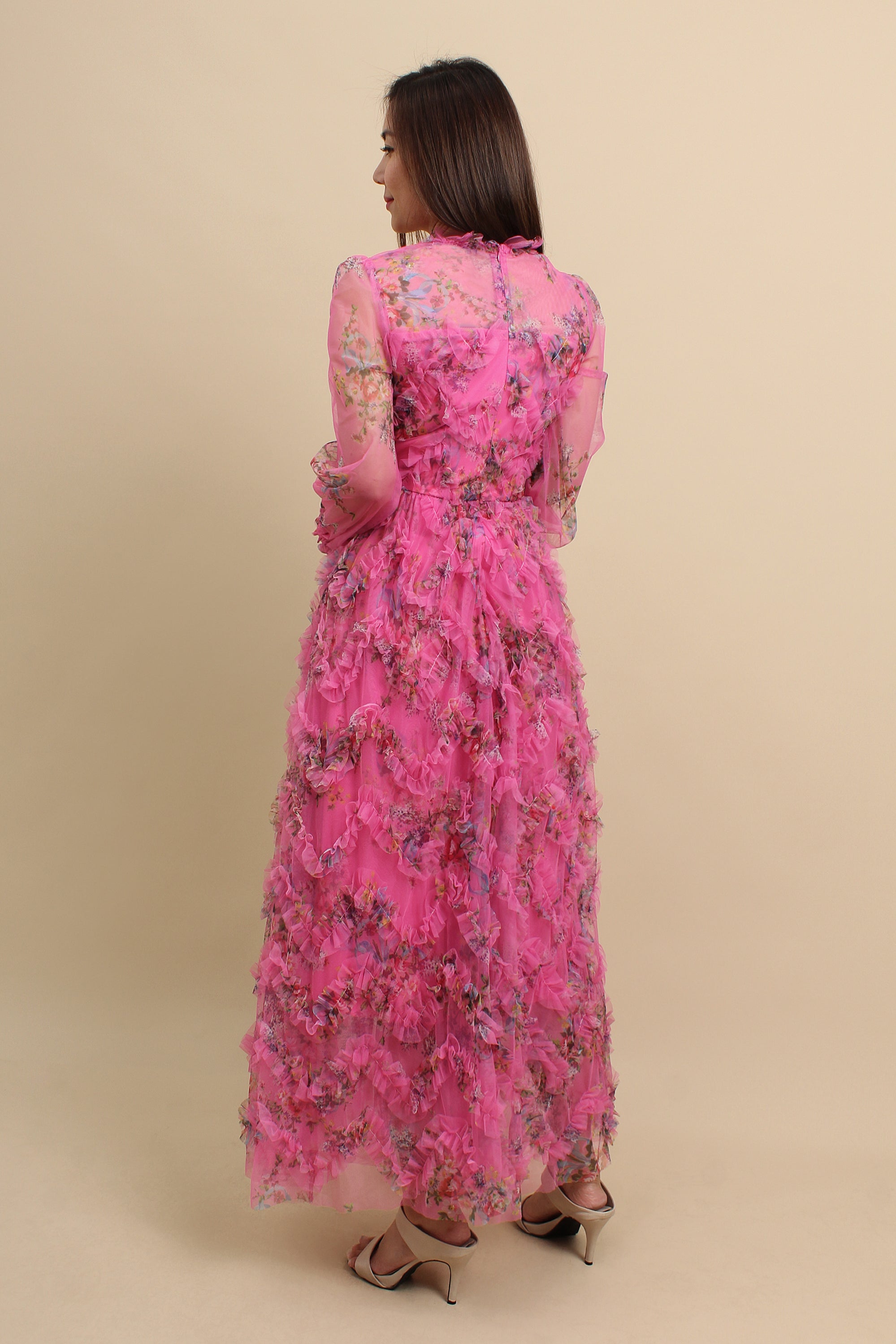 Wonderlust Tiered Ruffle Maxi Dress