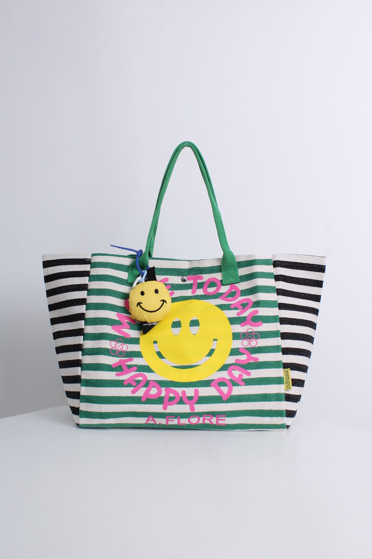 Free Gift - Happy Tote Bag in Green