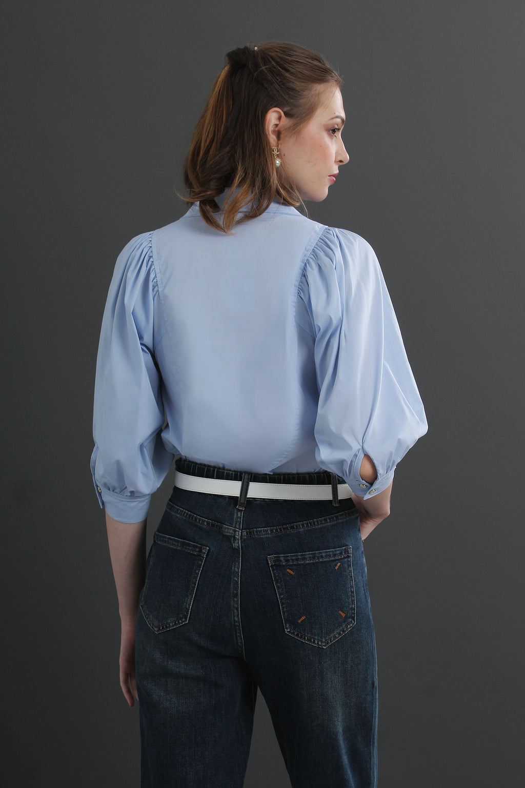 Collar Buttoned Blouse