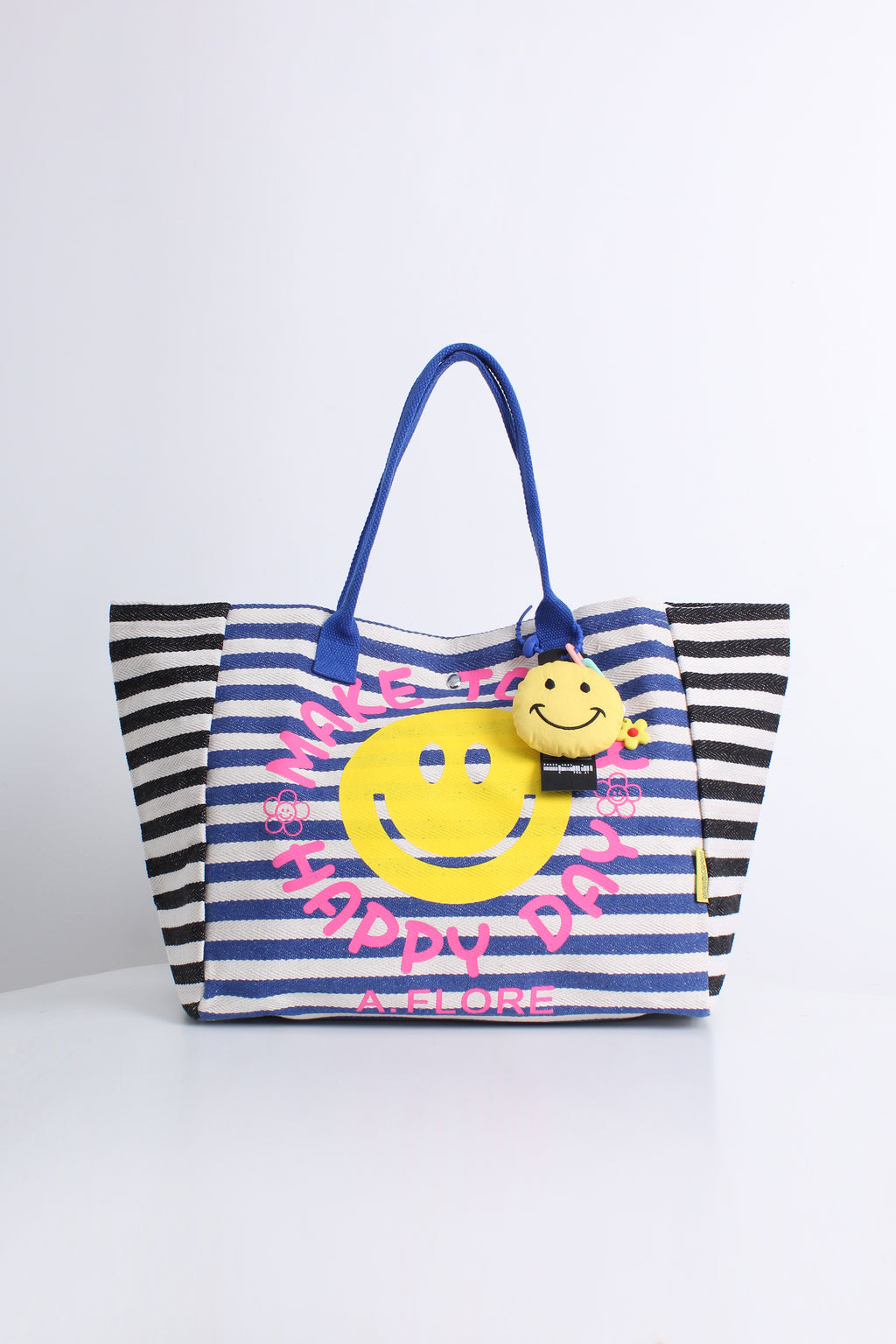 Free Gift - Happy Tote Bag in Blue