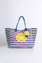 Free Gift - Happy Tote Bag in Blue