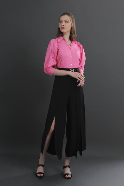 Collar Buttoned Blouse