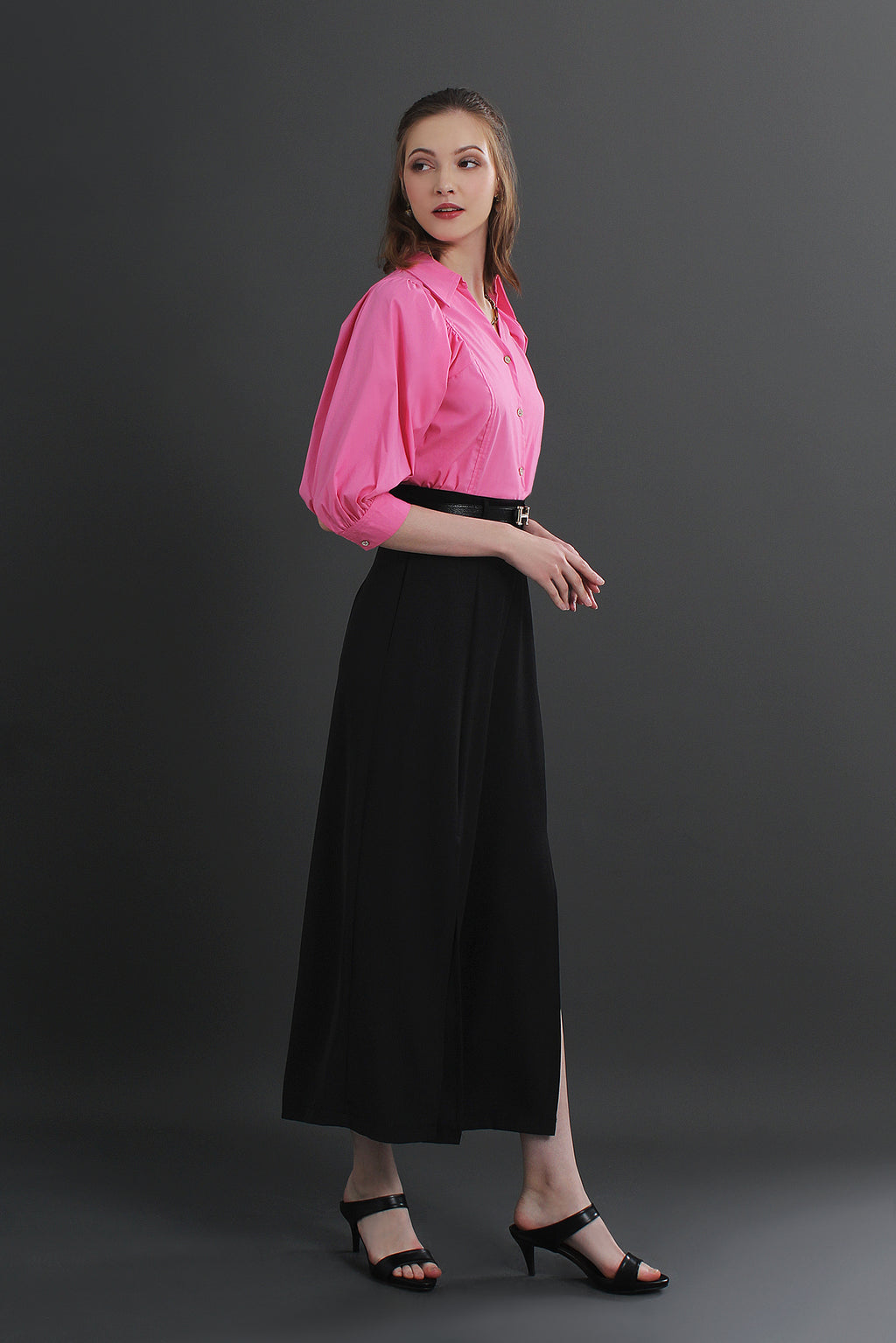 Collar Buttoned Blouse
