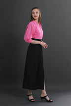 Collar Buttoned Blouse