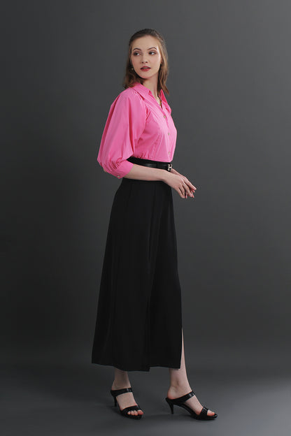 Collar Buttoned Blouse