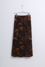 Autumn Suade Maxi Skirt