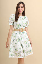Teagan Eyelet Midi Dress